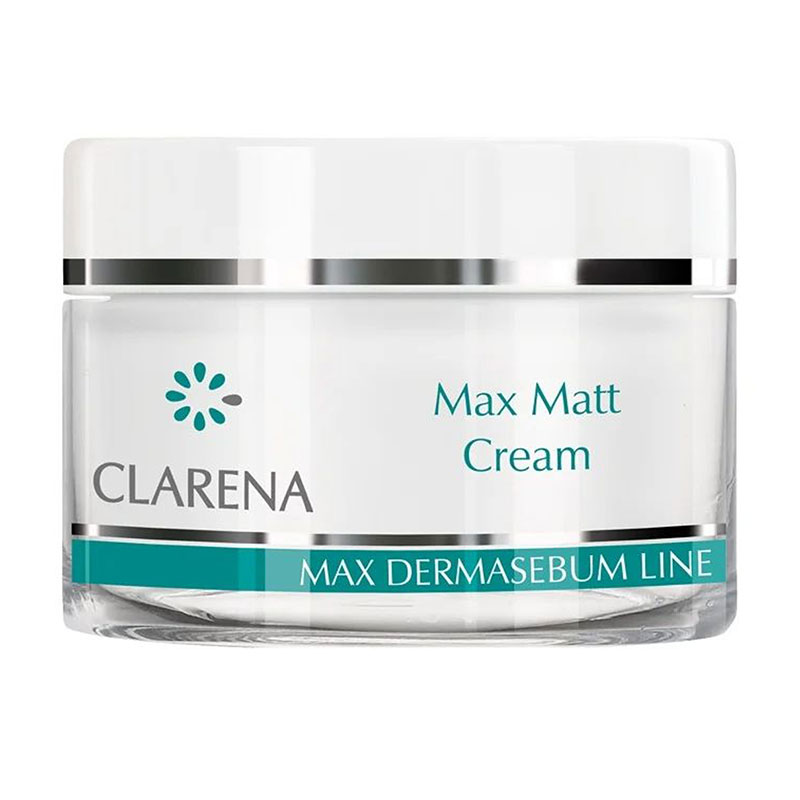 Матувальний крем для обличчя Clarena Max Dermasebum Line Max Matt Cream, 50 мл
